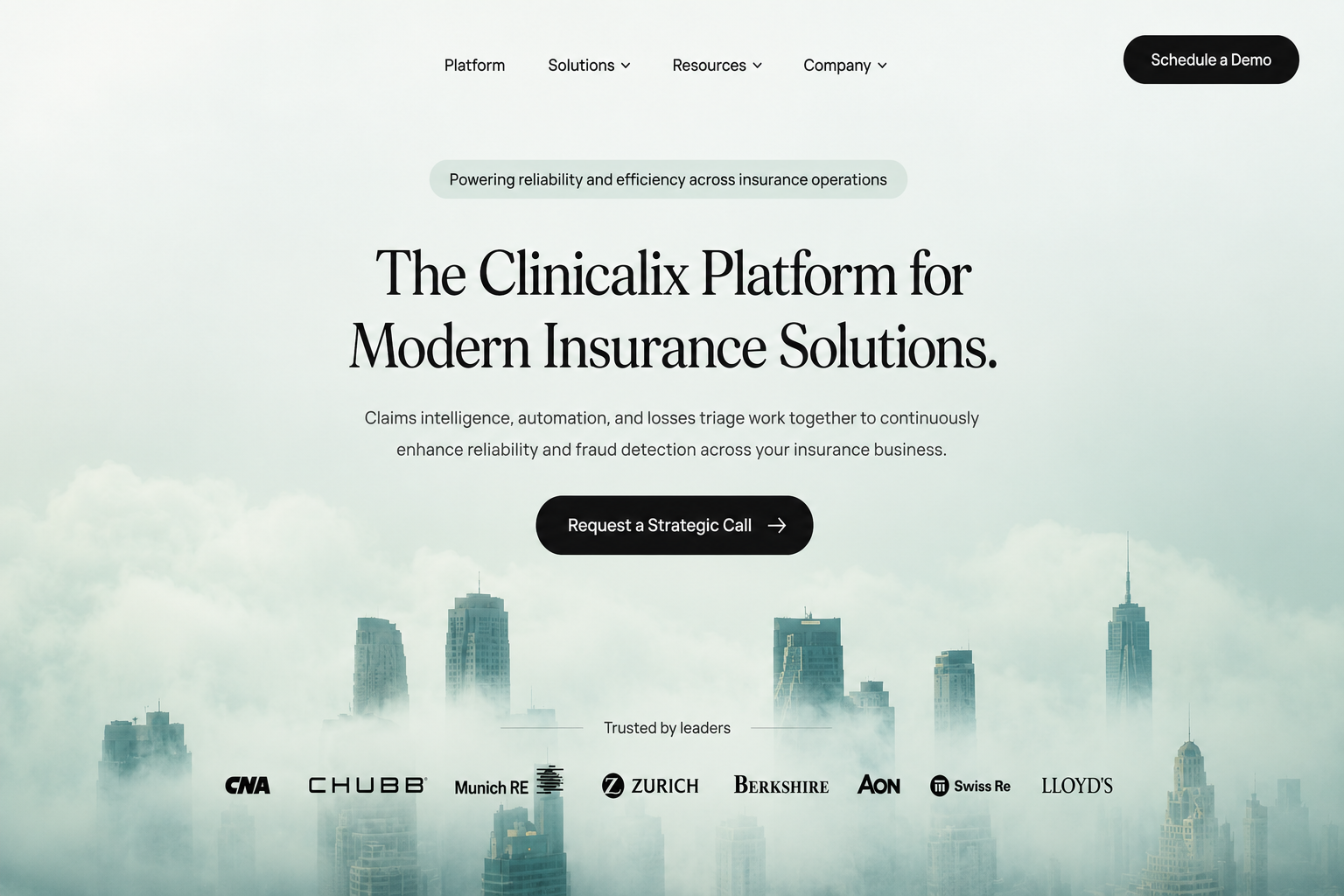 Claims agent processing a digitised FNOL submission